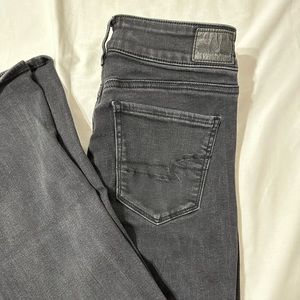 Black bootcut jeans